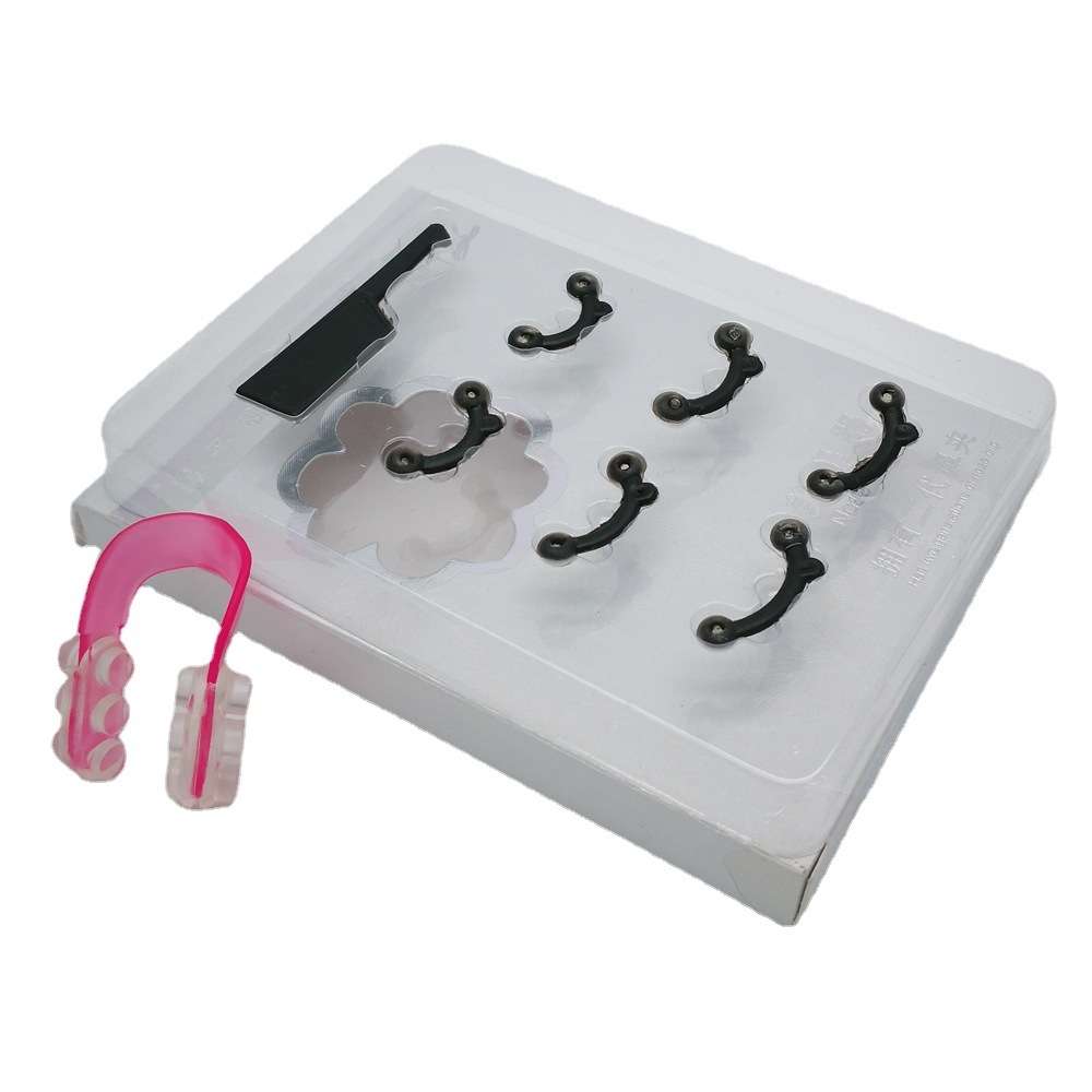 5 Sets Nose Beauty 3D Invisible Silicone Nose Pad Nose Bridge Booster(Black)