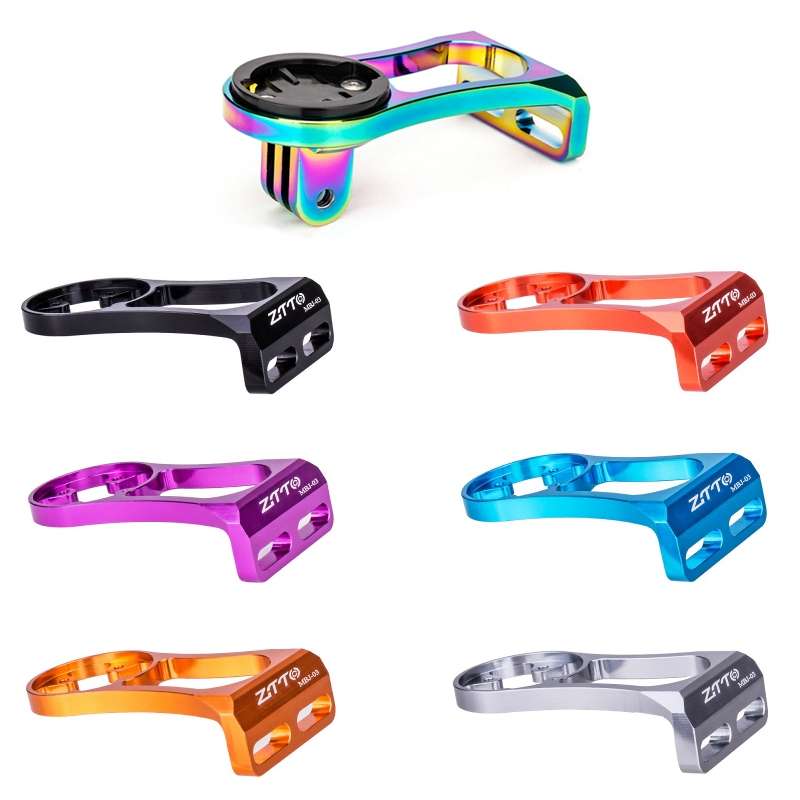 ZTTO Mountain Bike Stopwatch Mount Bicycle Extension Stand, Color: Black