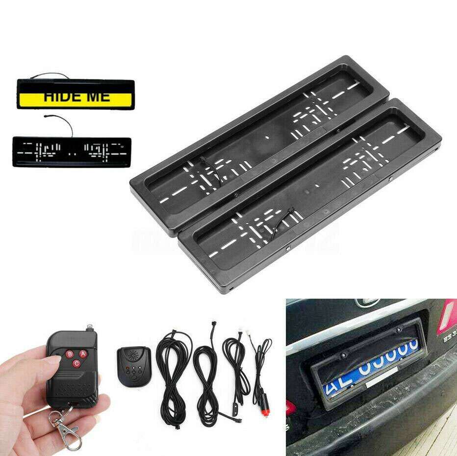 European Standard Electric License Plate Roller Shutter Protective Cover