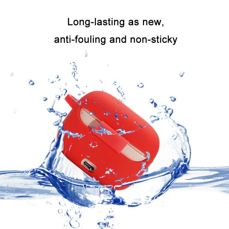 For JBL T230NC TWS Wireless Bluetooth Headphones Silicone Case(Black)