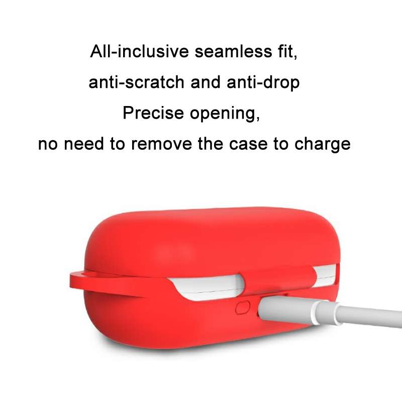 Bluetooth Earphone Silicone Protective Case for Huawei Honor FlyPods 3(Black)