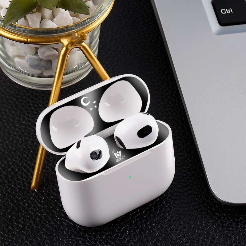 2 PCS Headphone Inner Cover Protective Metal Dustproof Sticker for AirPods 3(D2)