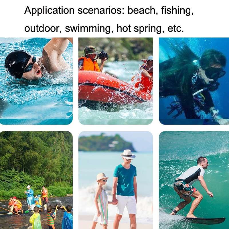 Swimming Diving Transparent TPU Dustproof and Waterproof Mobile Phone Bag(Black)