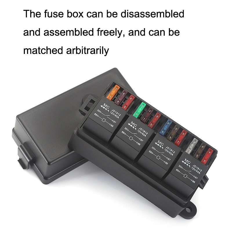 TF008-10 24V 4Pin Relay Car RV Radiography Sound Modified Electromagnetic Insurance Box