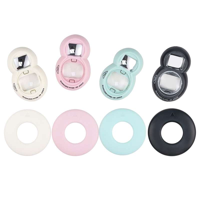 Mini Digital Camera Lens Selfie Mirror + Auxiliary Circle Set for FUJIFILM Instax Mini7+(Black)