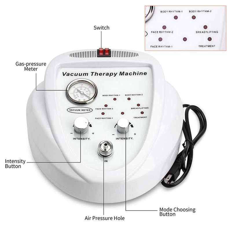 Vacuum Massage Breast Enlargement Pumb Machine With Large Pump 30 Cups(220V EU Plug)