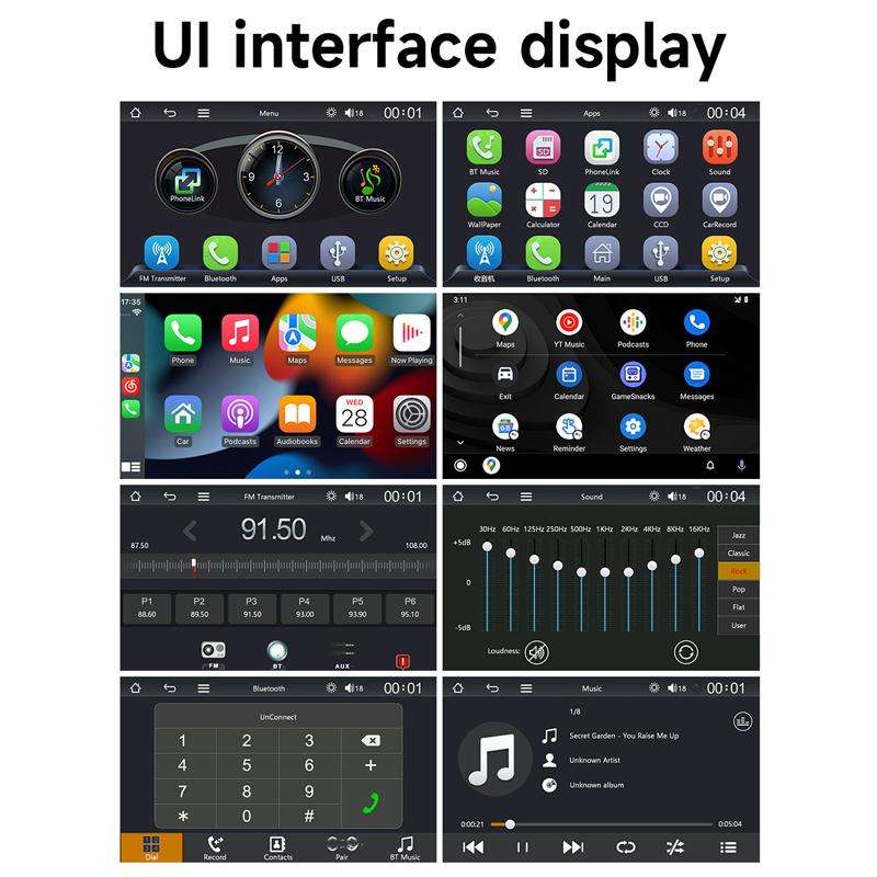 CarPlay/Android Auto Wireless Screen Projection Portable MP5(B5340)