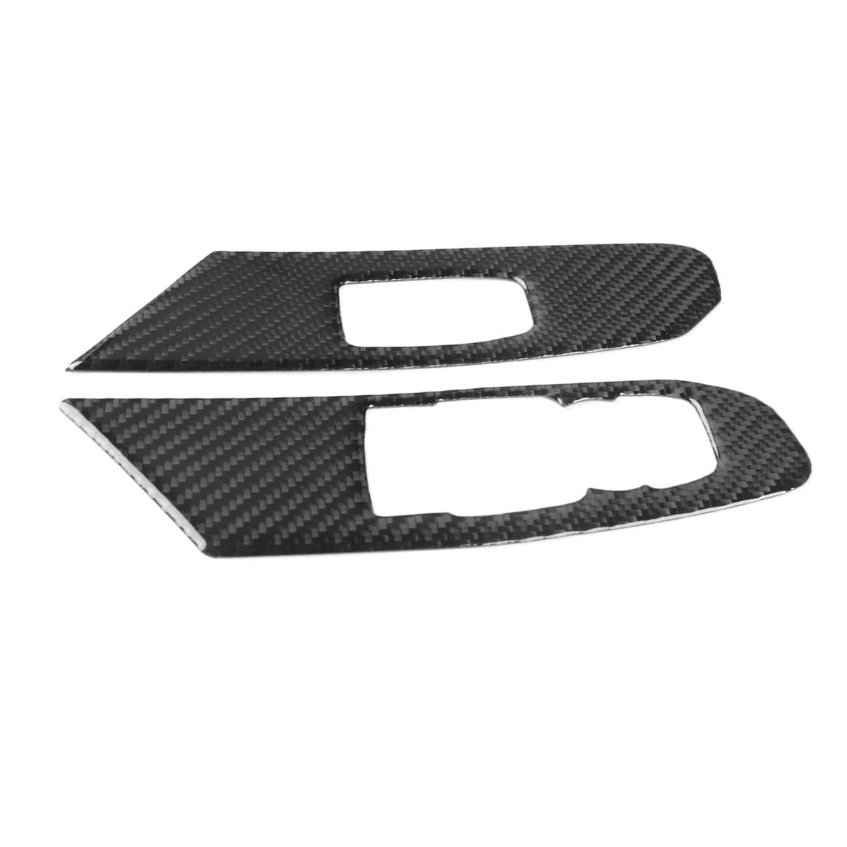 For Chevrolet Corvette C8 2pcs /Set Left-Hand Drive Lift Button Decorative Sticker(Black)