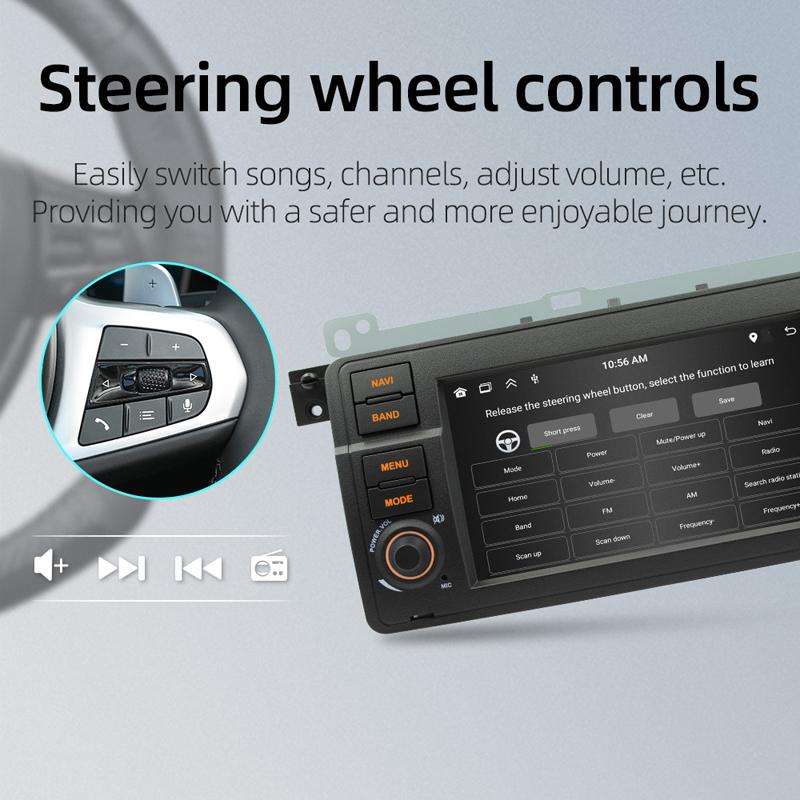 For BMW E46 7 Inch GPS Navigation WIFI Car MP5, Memory: 1+32G