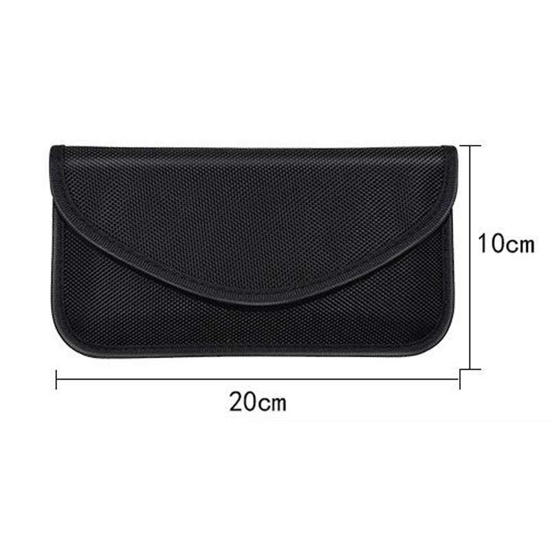 6.5 Inch Cell Phone Signal Shielding Bag Anti-location Isolated Signal RFID Storage Bag(Green)