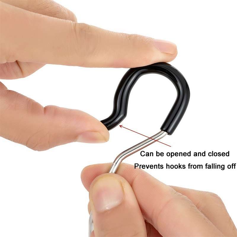 Multifunctional Car Seat Hooks With Diamond Inlay(Shiny Black)