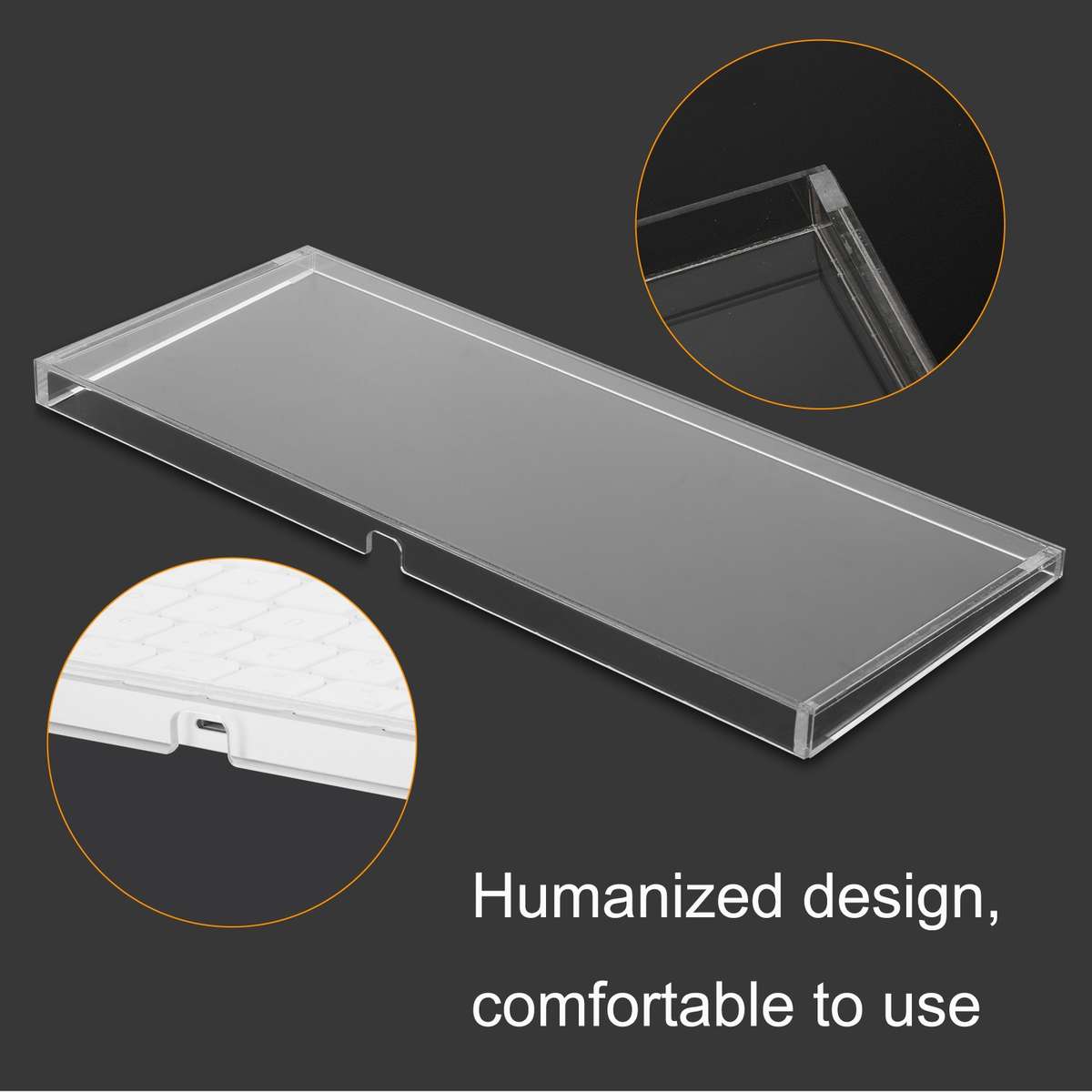 Keyboard Protective Sleeve Waterproof Dust Cover Is Suitable For Apple(Transparent)