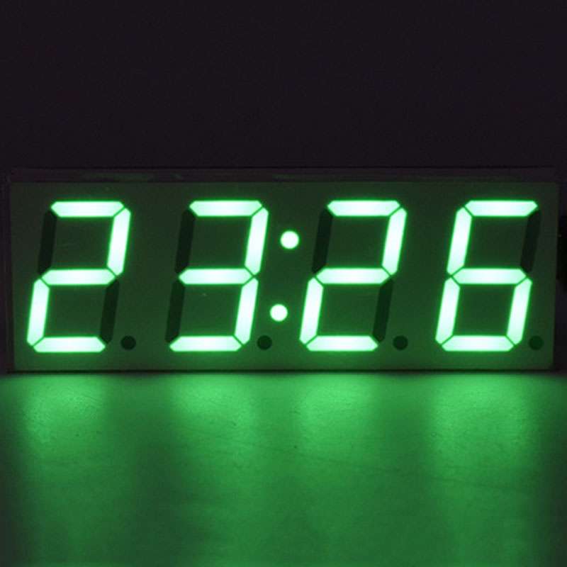 0.8 Inch Electronic Clock Movement Module WIFI Digital Tube Digital Time Display(Green)