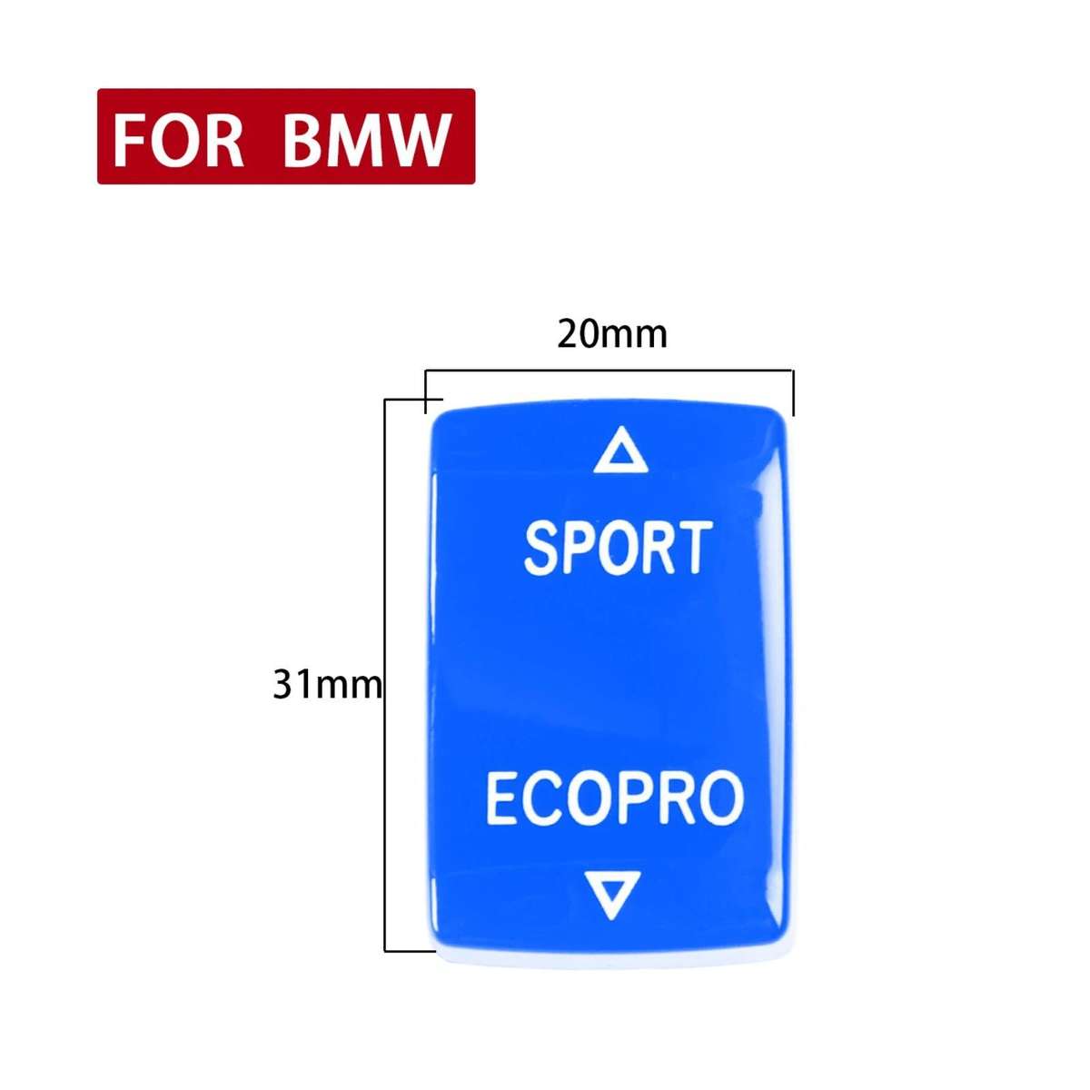 For BMW 1234 Series F Chassis Gear Mode Switch Button(Red)