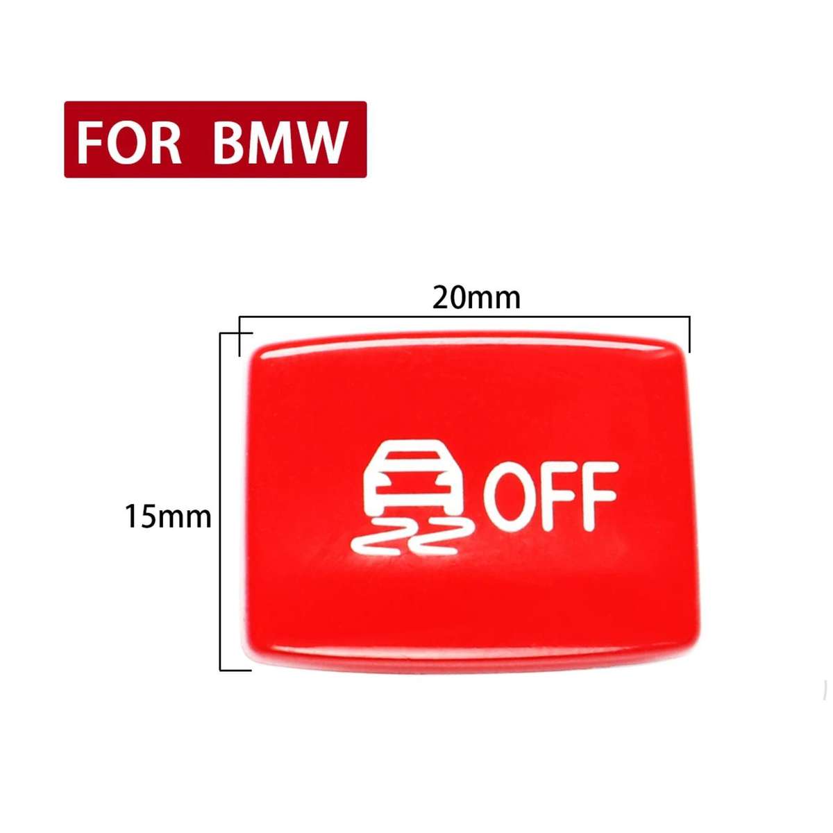 For BMW 1234 Series F Chassis Gear Shift ESP Anti-slip Button(Red)