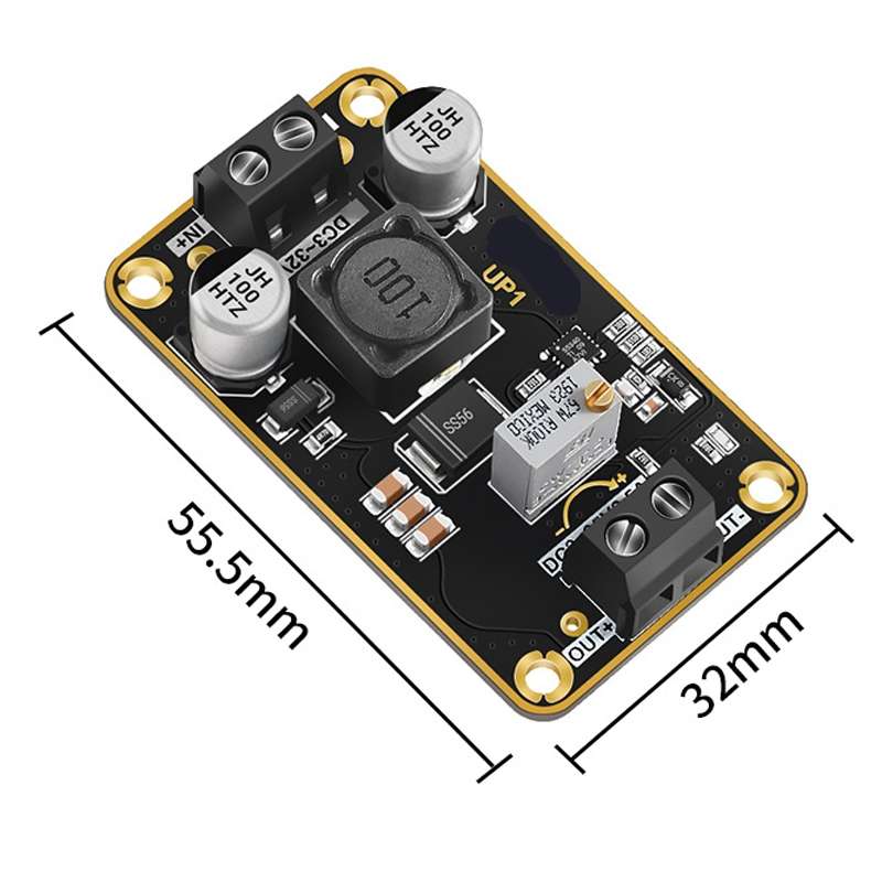 DC-DC Adjustable Step-Down Power Module 3V-32V To 3-36V 72W Stereotype Board(As Show)