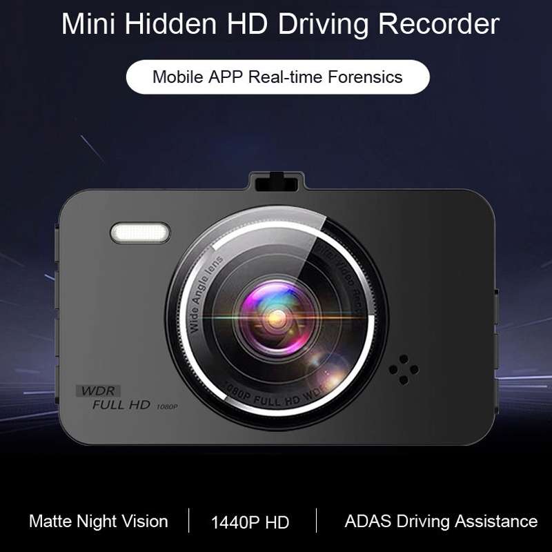 L601 HD Night Vision Electronics Dog Reversing Image Driving Recorder, Style: Standard Version(Doubl