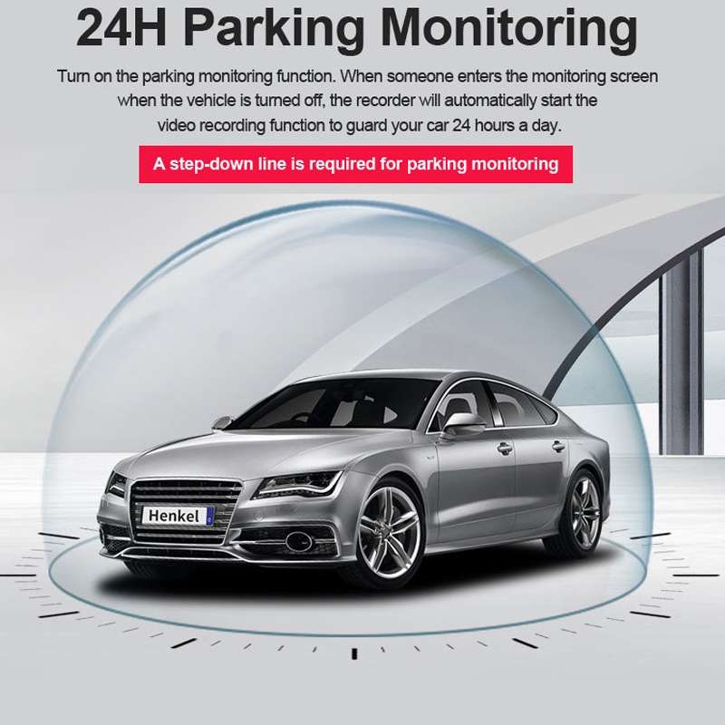 L601 HD Night Vision Electronics Dog Reversing Image Driving Recorder, Style: WIFI Version(Double Re