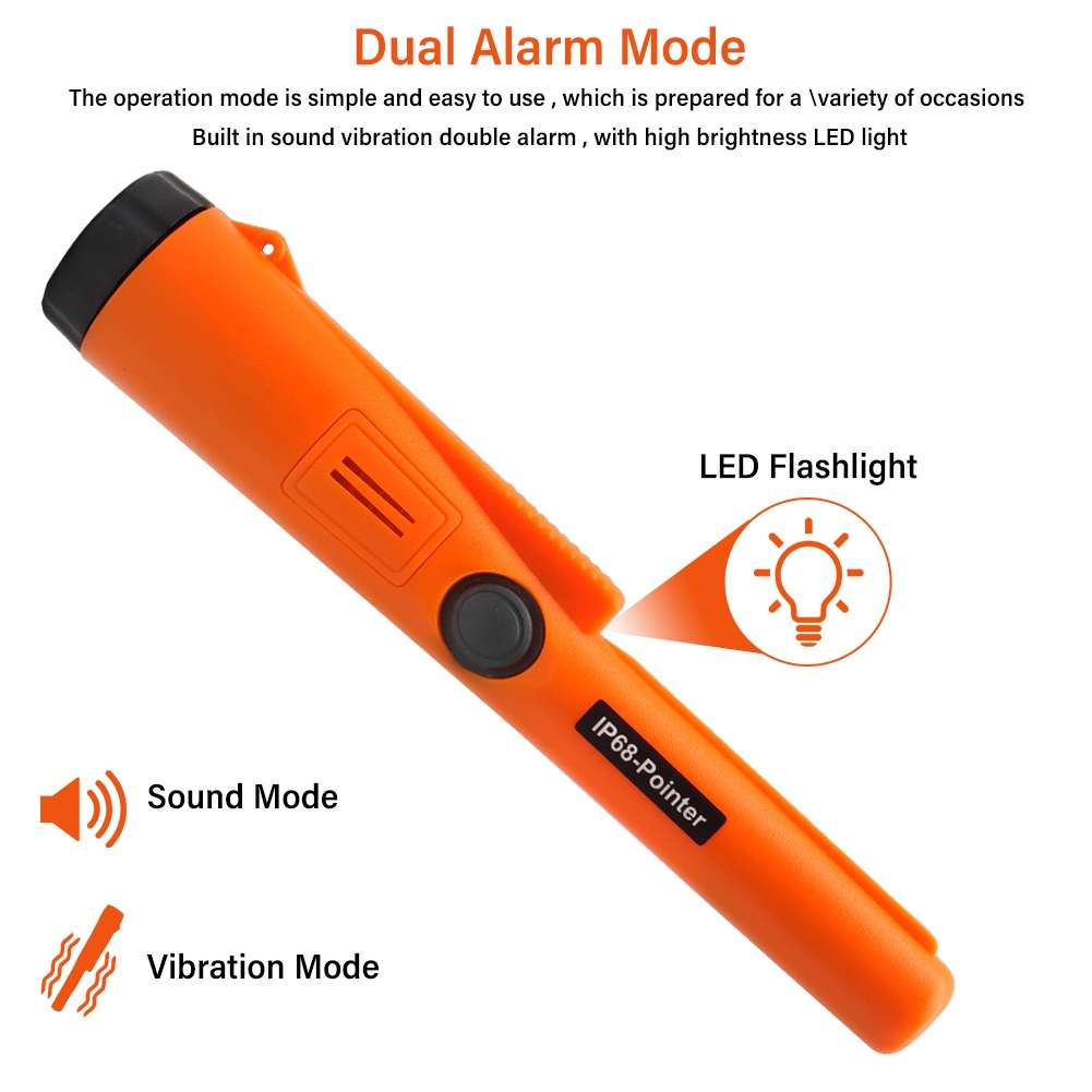 IP68-Pointer Handheld Metal Detector 3M Waterproof Positioning Stick