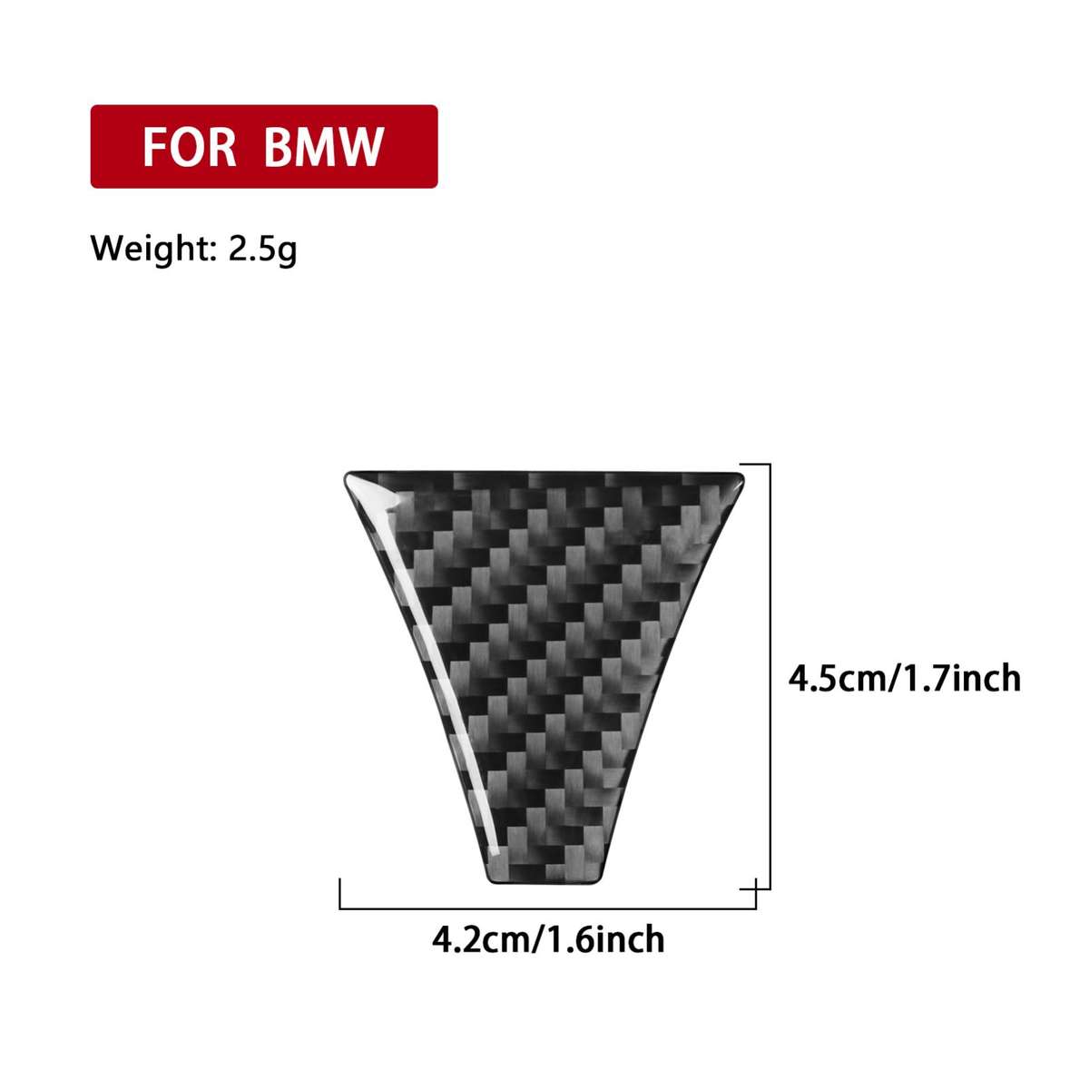 For 2019-2024 BMW 8 Series G14 Left and Right Drive Universal Front Grille Decorative Sticker(Black)