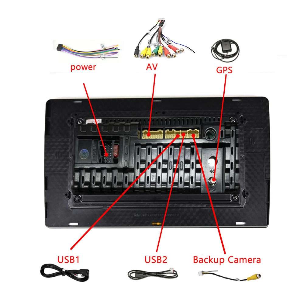 A3012 9 Inch Android Navigation CarPlay 1+32G Dual-Spindle Universal Central Control Screen Car Navi