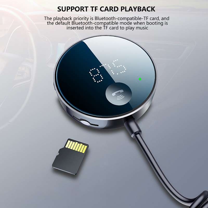 S-23 With Bracket Car Bluetooth Receiver MP3 Player FM Music Transmitter
