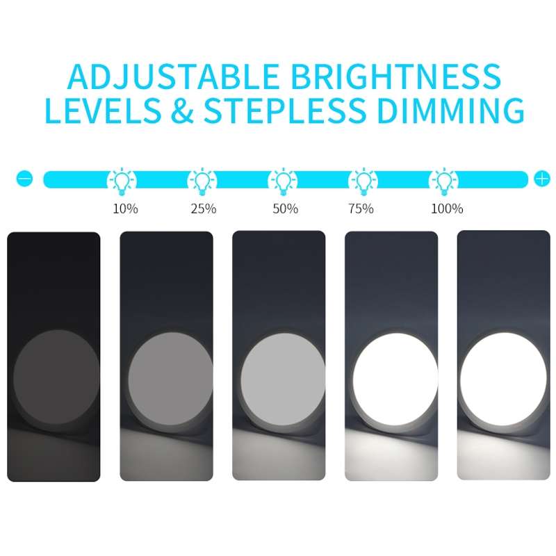 JSK-SL02 LED SAD Touch Timing Stepless Dimming Therapy Mood Desk Lamp Simulate Natural Light With