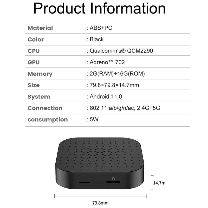 CPC200-Tbox Apple Wired To Android Box Qualcomm 4-core Wireless Car Interconnection Smart Box