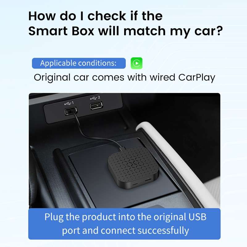 CPC200-Tbox Apple Wired To Android Box Qualcomm 4-core Wireless Car Interconnection Smart Box