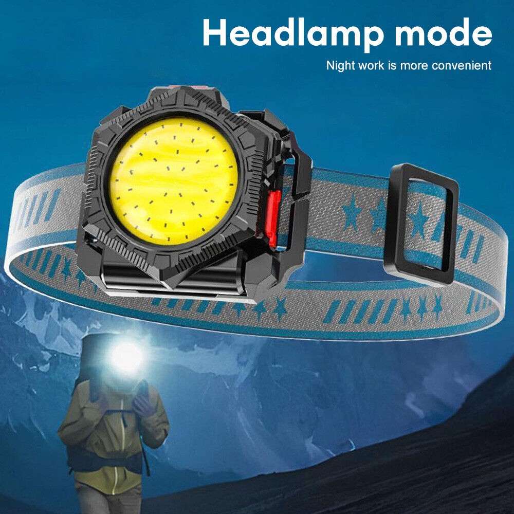 3 in 1 Mini Flashlight Wrist Light Headlight Waist Bag Light