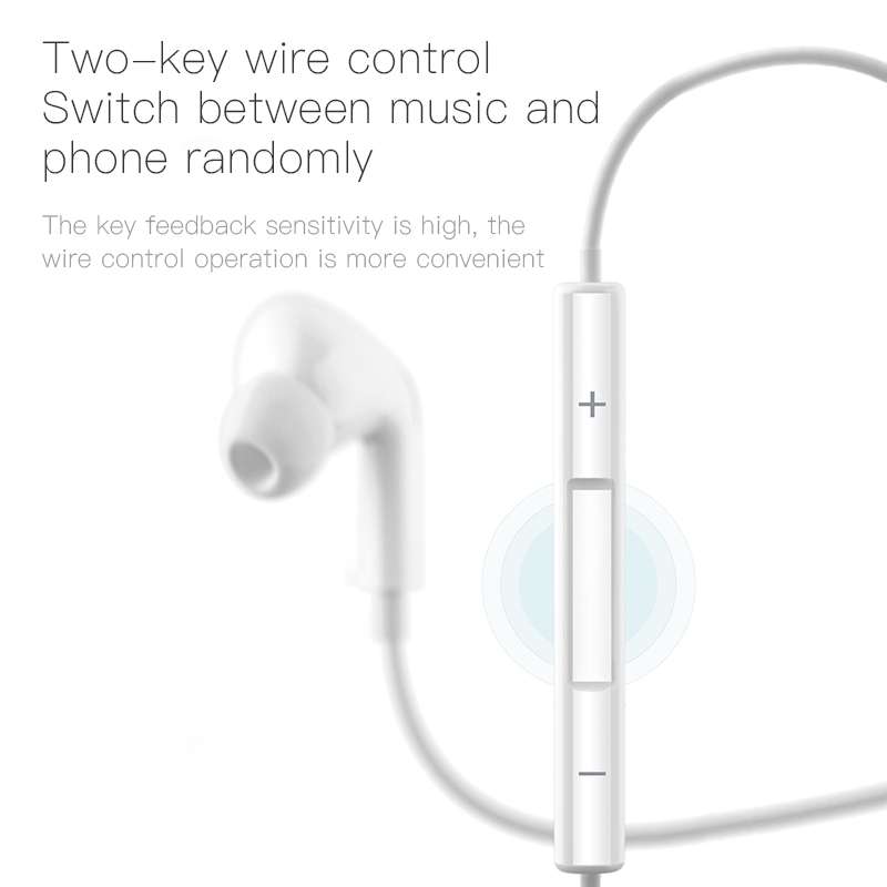 KUULAA KL-O84 Wired In-Ear TPE Wire Silicone Earmuffs Earphones, Interface: Type-C/USB-C