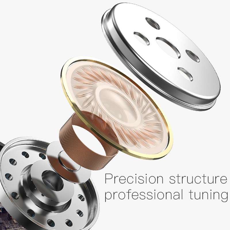 KUULAA KL-O84 Wired In-Ear TPE Wire Silicone Earmuffs Earphones, Interface: Type-C/USB-C