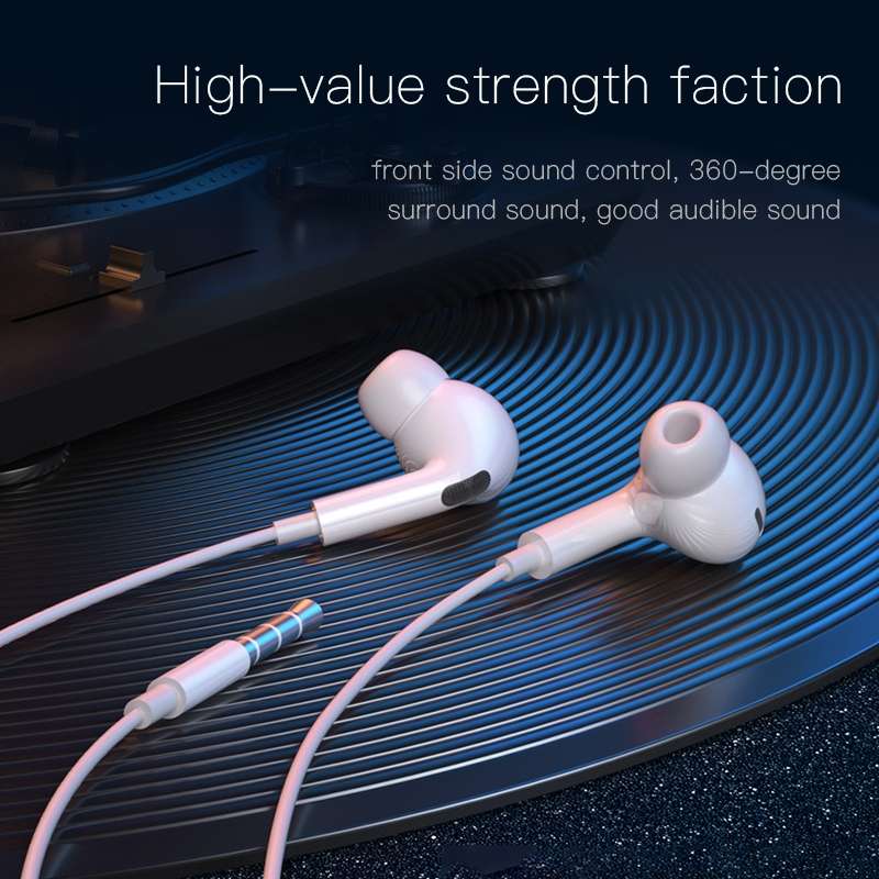KUULAA KL-O84 Wired In-Ear TPE Wire Silicone Earmuffs Earphones, Interface: Type-C/USB-C