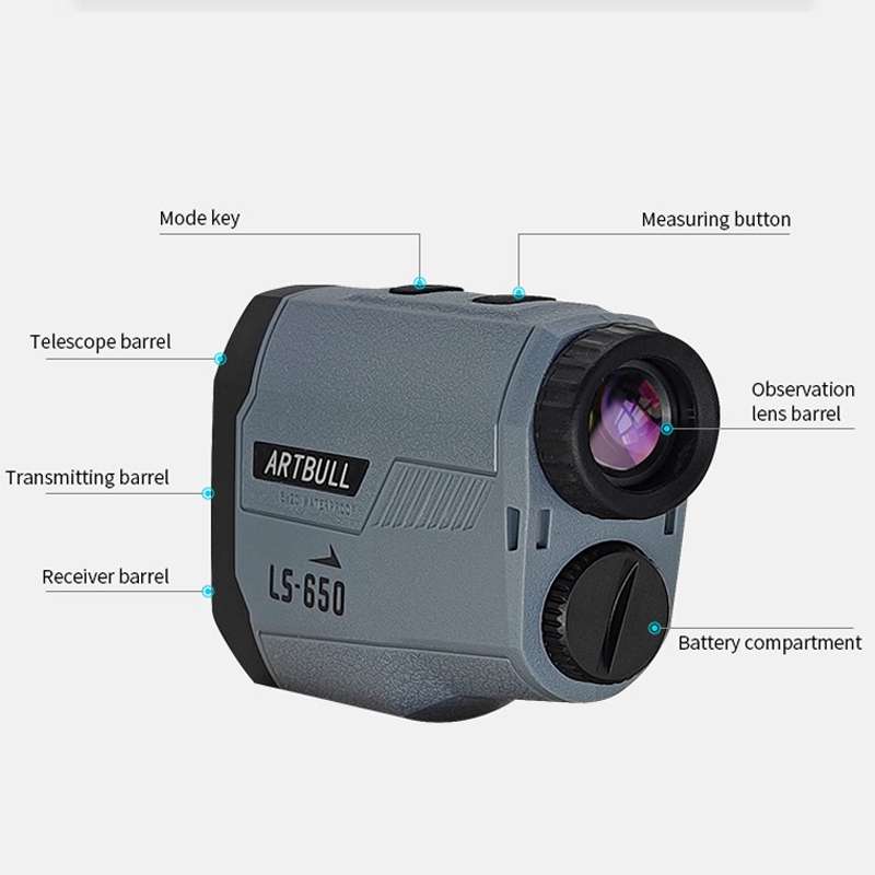 ARTBULL LS-650 Outdoor Golf Laser Rangefinder 650m Altimeter Telescope
