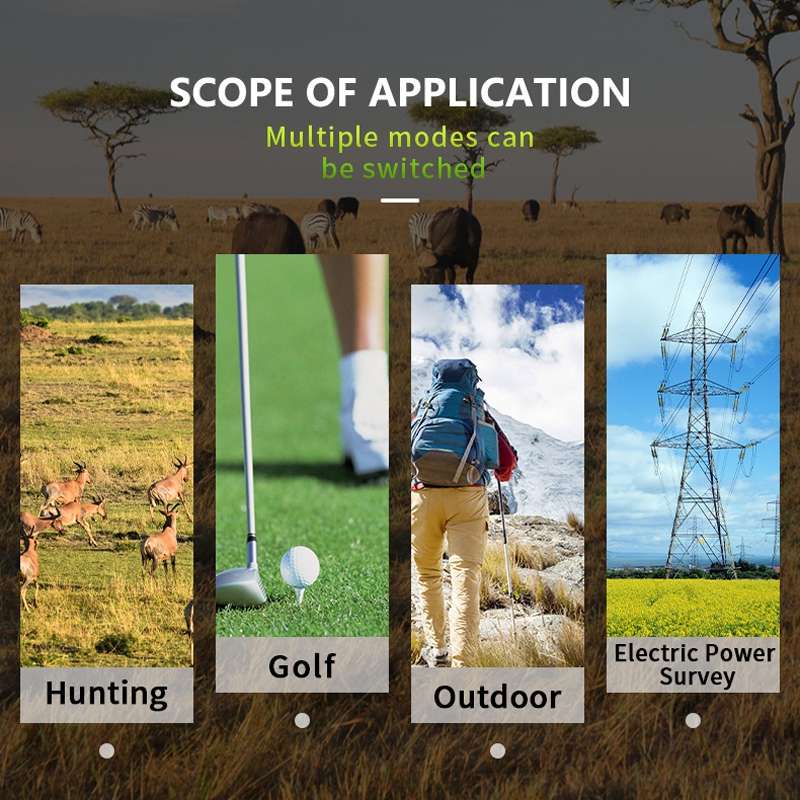 ARTBULL NK-1000 Camouflage Golf Rangefinder Rechargeable Telescope, Random Color Delivery