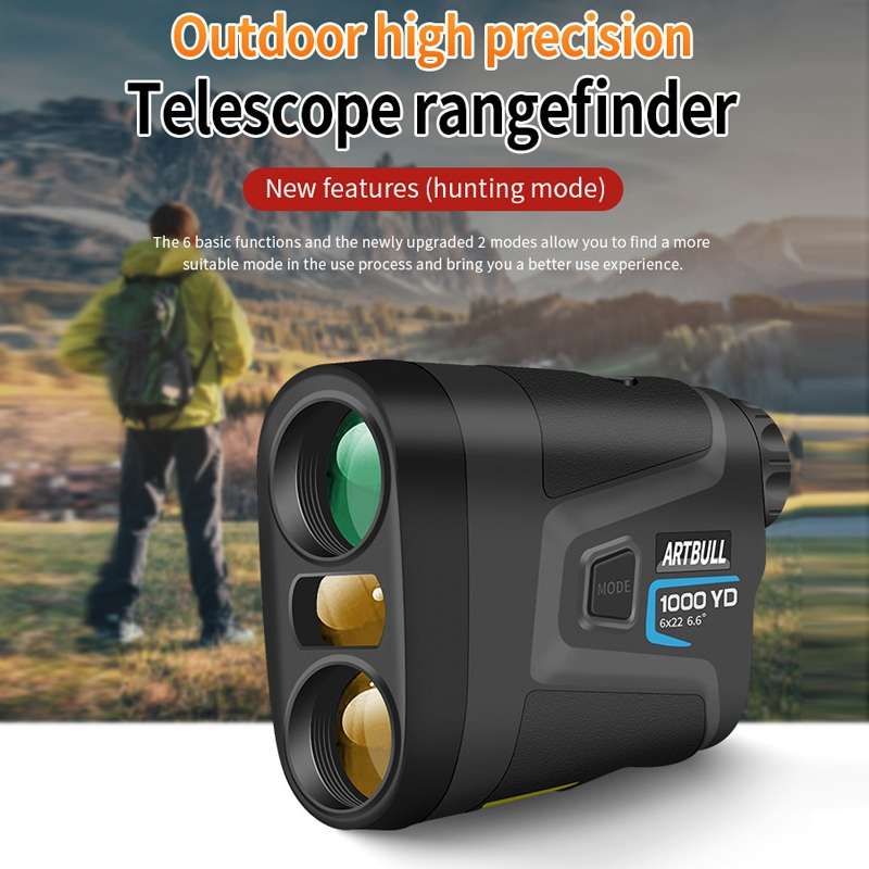 ARTBULL 1000m Golf Laser Rangefinder Telescope Altimeter Speedometer