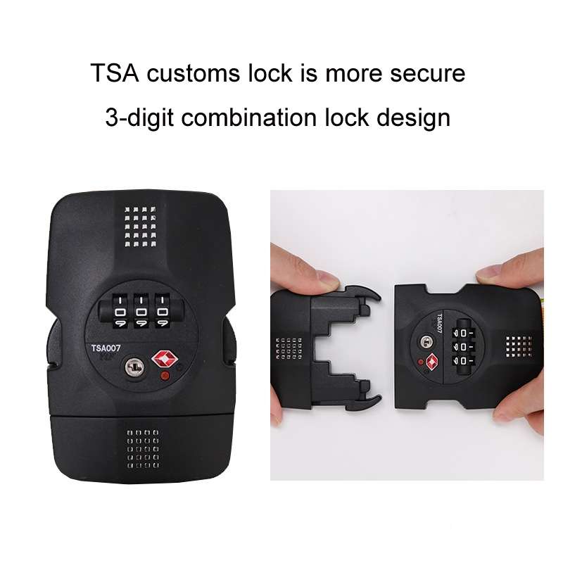 Luggage Cross Customs Lock Binding Strap, Color: Keep Out Red (Ordinary)