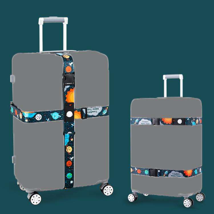 Luggage Cross Customs Lock Binding Strap, Color: Keep Out Red (Ordinary)