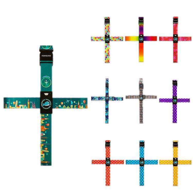 Cross Luggage Strap Without Combination Lock(Blue Star)