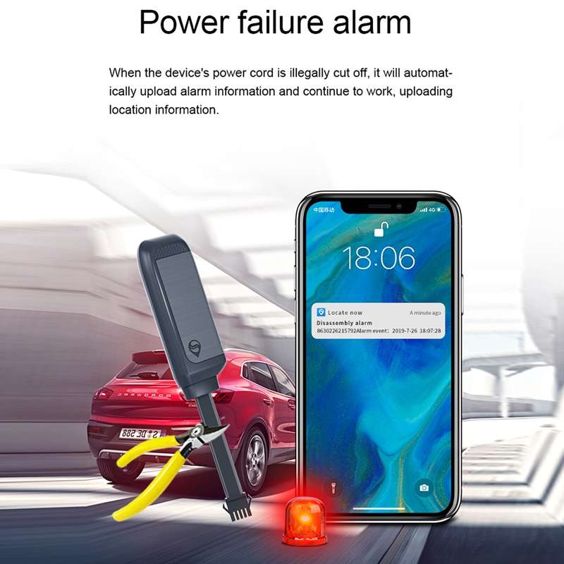 SEEWORLD Car Smart GPS Locator Vehicle Positioning Anti-Theft Device, Version: European Version(Bare