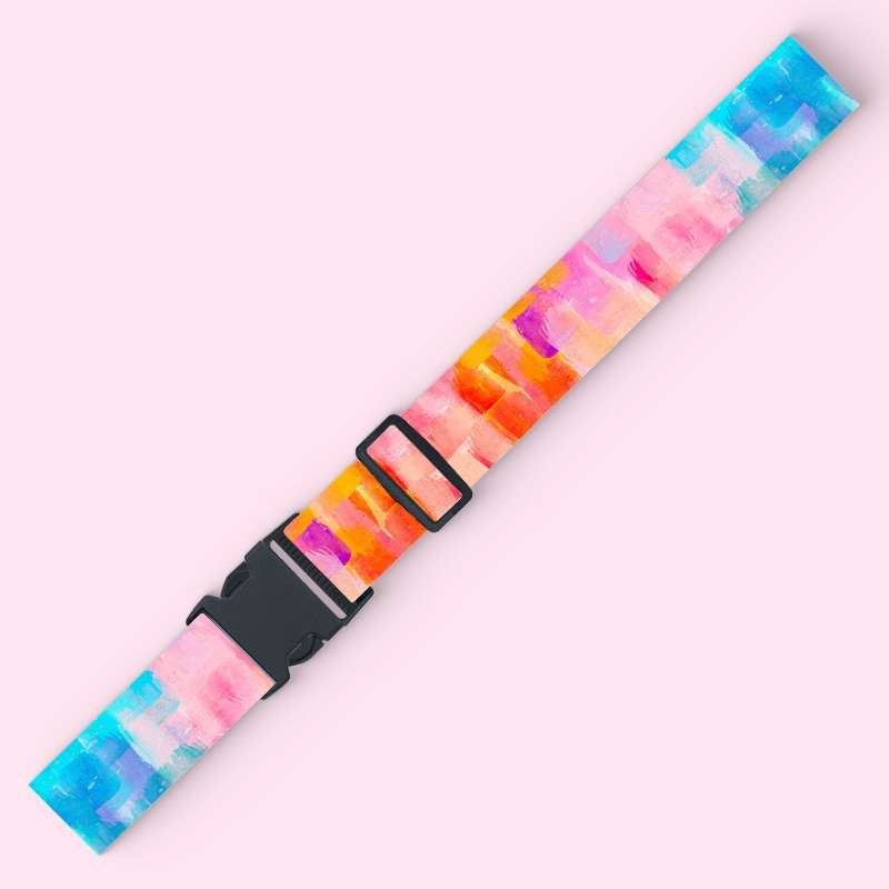 Luggage Fixed Anti-Mis-Opening Packing Strap, Color: Rainbow