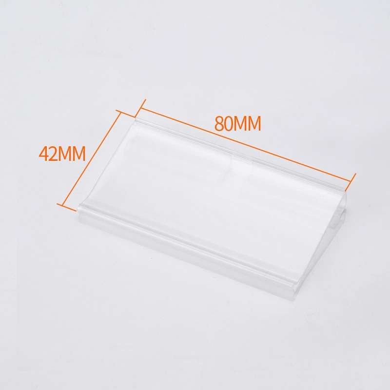 10pcs /Pack Label Strip Supermarket Display Price Sign, Size: 40 x 80mm