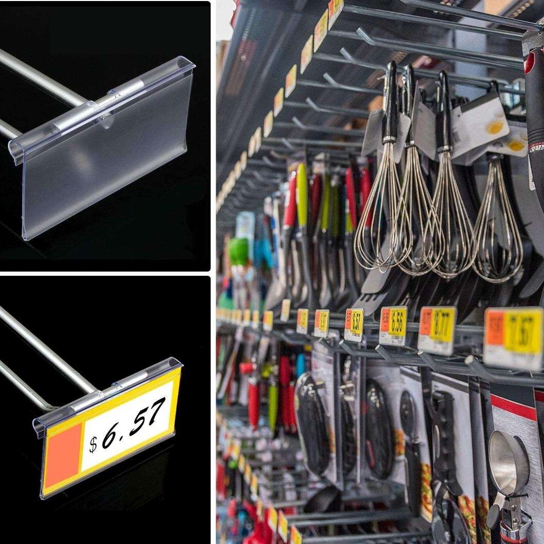 10pcs /Pack Label Strip Supermarket Display Price Sign, Size: 40 x 60mm