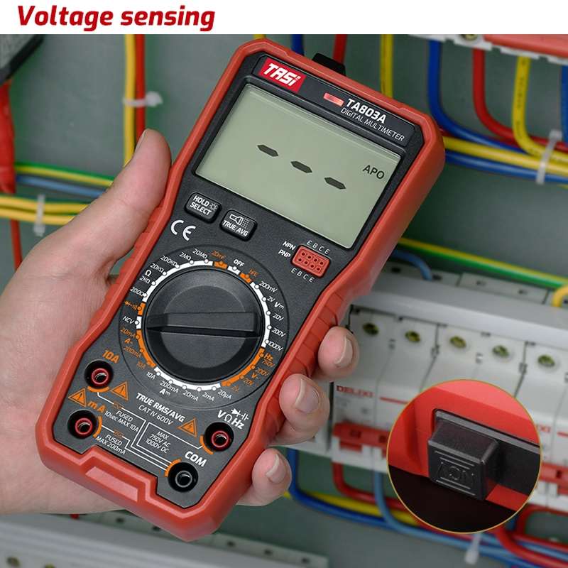 TASI TA803C Digital High Precision Multimeter Digital Display Household Multifunction Electrician Mu