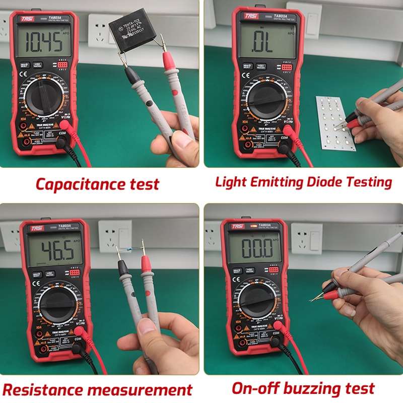 TASI TA803C Digital High Precision Multimeter Digital Display Household Multifunction Electrician Mu