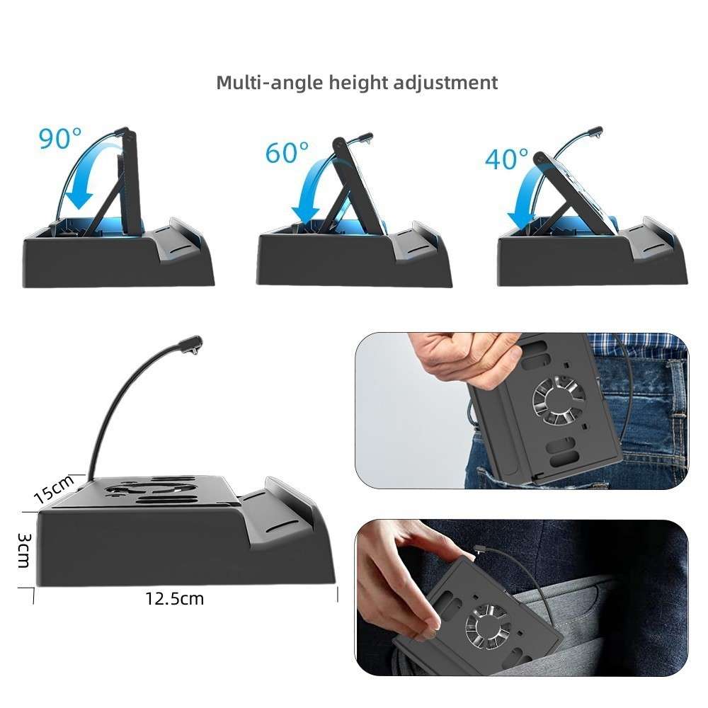 For ASUS ROG ALLY Charging Base Multifunctional Docking Station, Spec: 6 -in-1 Version
