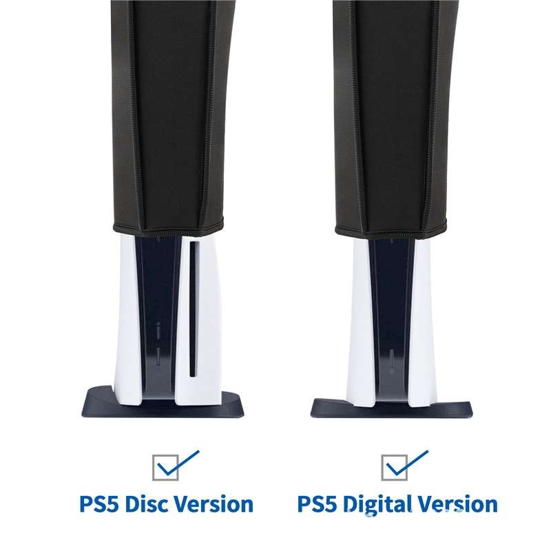 For PS5 Host Waterproof Dustproof Protective Cover Compatible With Digital Optical Drive Version