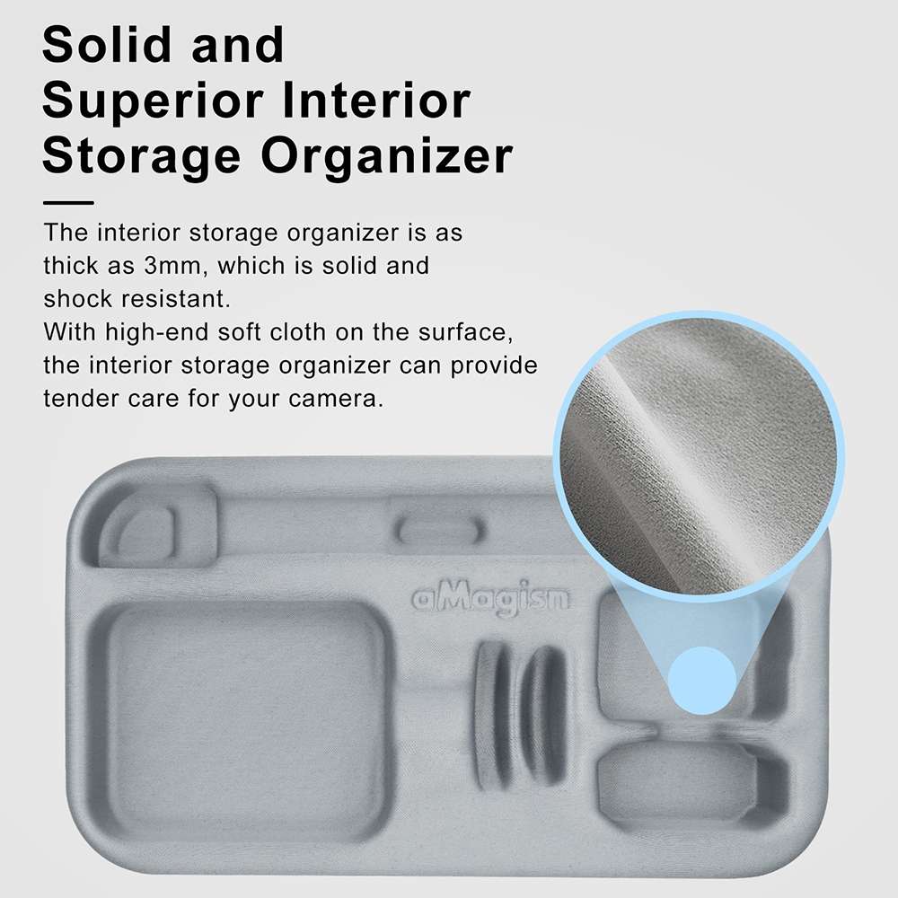 For Insta360 GO 3 / GO 3S AMagisn Accessory Storage Bag Portable Medium Clutch