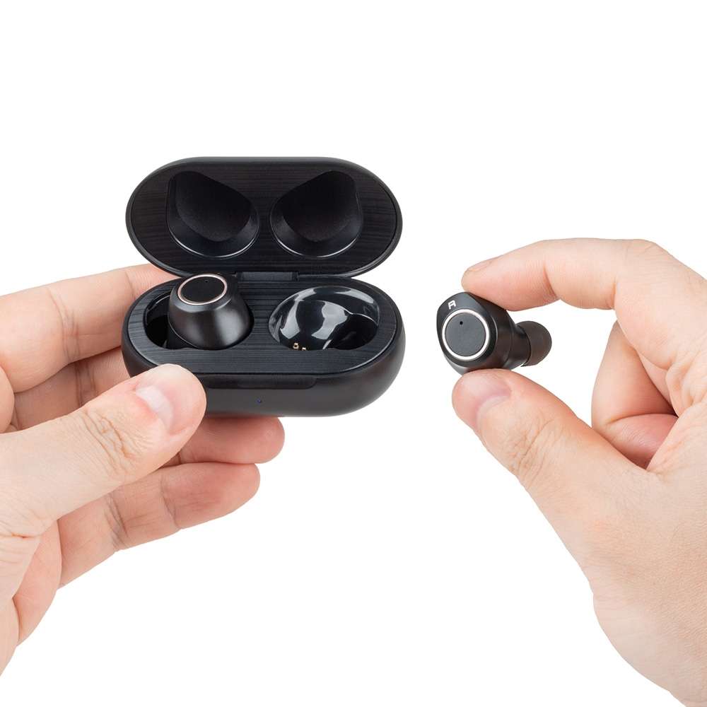 GE-T15 Mini USB Charging TWS Hearing Aid Sound Amplifier(Black)