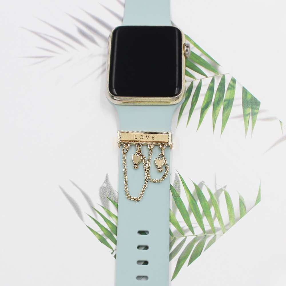 Watch Silicone Watch Band Decoration Ring Diamond Series Decoration Buckle(4)